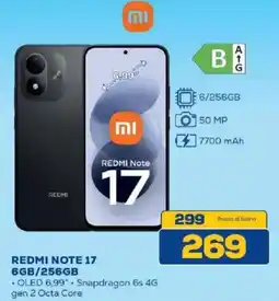 Euronics Bruno Redmi Note 17 offerta