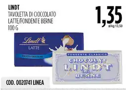 Carico Cash & Carry Lindt Tavoletta di cioccolato latte/fondente Berne offerta