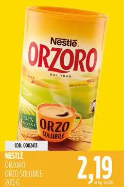 Carico Cash & Carry Nestlé Orzoro orzo solubile offerta