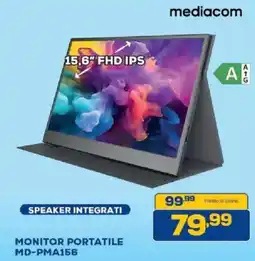 Euronics Bruno Monitor portatile Mediacom MD-PMA156 offerta