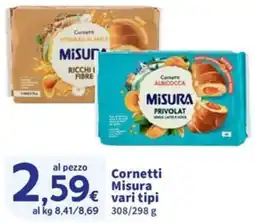 Sigma Cornetti Misura vari tipi offerta
