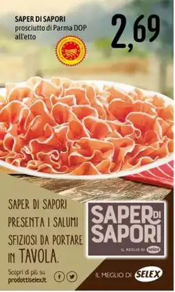 Emisfero prosciutto di Parma DOP offerta