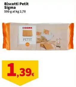 Sigma Biscotti Petit Sigma offerta