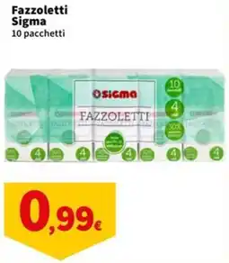 Sigma Fazzoletti Sigma offerta