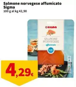 Sigma Salmone norvegese affumicato Sigma offerta