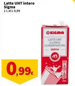 Sigma Latte UHT intero Sigma offerta