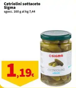 Sigma Cetriolini sottaceto Sigma offerta