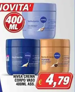Maury's Nivea crema corpo vaso offerta