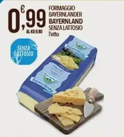 Iper Romagnolo Formaggio bayernlander senza lattosio offerta