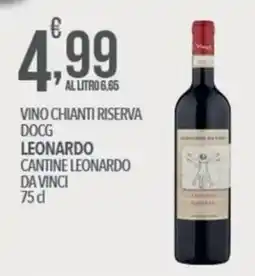 Iper Romagnolo Vino Chianti Riserva DOCG Leonardo offerta