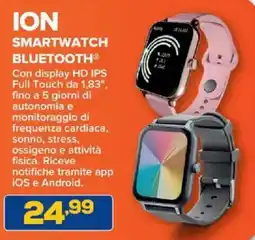 Euronics Bruno Ion smartwatch bluetooth offerta