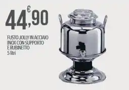 Iper Romagnolo Fusto Jolly in acciaio inox offerta