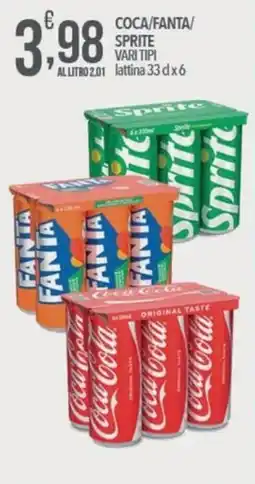 Iper Romagnolo Coca/Fanta/Sprite offerta