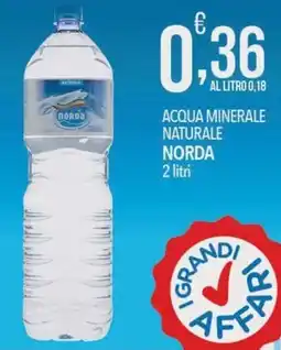 Iper Romagnolo Acqua minerale naturale Norda offerta
