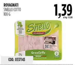 Carico Cash & Carry Snello Rovagnati offerta