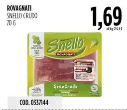 Carico Cash & Carry Snello Rovagnati offerta