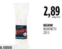 Carico Cash & Carry Negroni Negronetto offerta