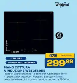 Euronics Bruno Whirlpool piano cottura a induzione offerta