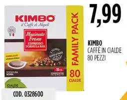 Carico Cash & Carry Kimbo caffè in cialde offerta
