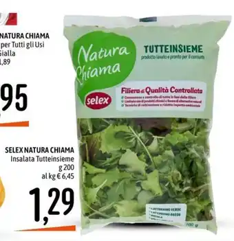 Selex Natura Chiama Insalata Tutteinsieme