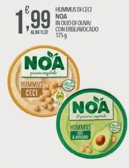 Iper Romagnolo Hummus di ceci Noa offerta