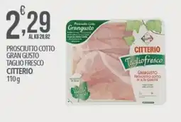 Iper Romagnolo Prosciutto cotto Gran Gusto Citterio offerta