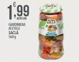 Iper Romagnolo Giardiniera acetelli Saclà offerta