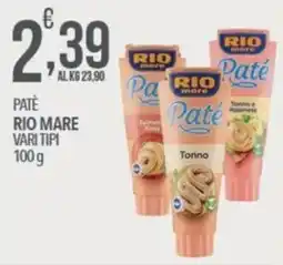 Iper Romagnolo Patè Rio Mare offerta