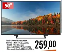 Emisfero TV 50" Smart Tech offerta