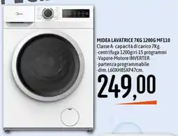 Emisfero Midea lavatrice 7kg 1200g mf110 offerta