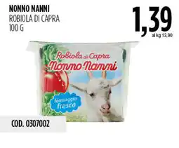 Carico Cash & Carry Robiola di Capra Nonno Nanni offerta