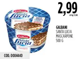 Carico Cash & Carry Galbani Santa Lucia Mascarpone offerta