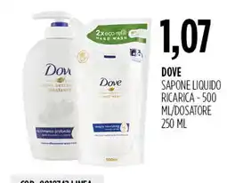 Carico Cash & Carry Dove sapone liquido ricarica offerta