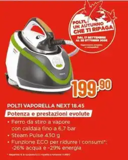 Expert Polti Vaporella Next 18.45 offerta