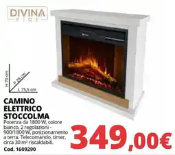 Brico Io Camino elettrico Stoccolma offerta