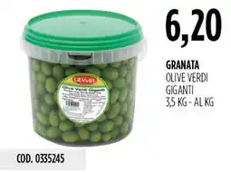 Carico Cash & Carry Granata olive verdi giganti offerta