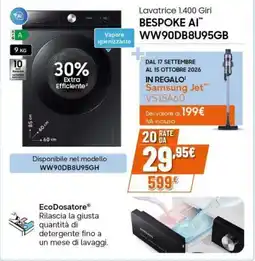 Expert Lavatrice BESPOKE AI offerta