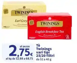 Sigma Tè Twinings vari tipi offerta