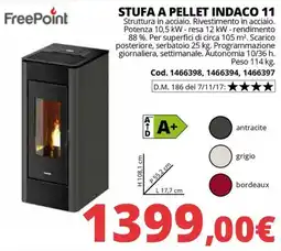 Brico Io Stufa a pellet Indaco 11 offerta