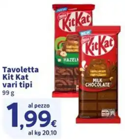 Sigma Tavoletta Kit Kat vari tipi offerta