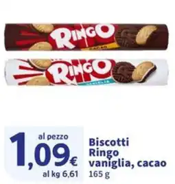 Sigma Biscotti Ringo vaniglia, cacao offerta