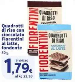 Sigma Quadrotti di riso con cioccolato Fiorentini al latte, fondente offerta