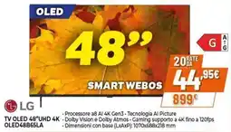 Expert TV OLED 48"UHD 4K offerta