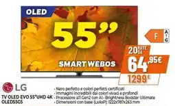 Expert LG TV OLED EVO 55"UHD 4K offerta