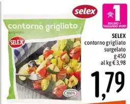 Emisfero SELEX contorno grigliato surgelato offerta
