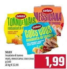 Emisfero Selex insalate di tonno offerta