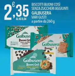 Iper Romagnolo Galbusera Biscotti Buoni Così offerta