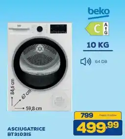 Euronics Bruno Asciugatrice Beko offerta