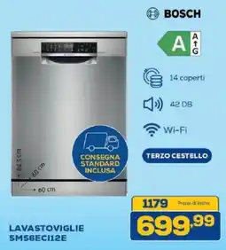 Euronics Bruno Bosch lavastoviglie SMS6ECI12E offerta