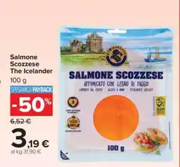 Carrefour SALMONE SCOZZESE THE ICELANDER offerta